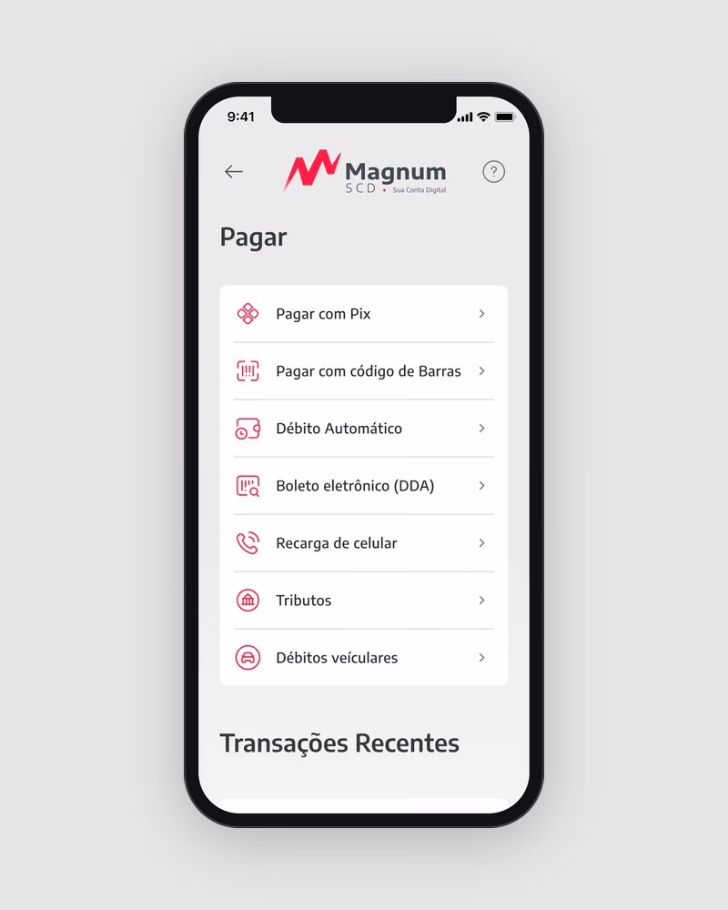 Payments screens